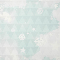 RAUREIF / DREIECKE (WINTER IM GEBIRGE) - Baumwoll Webware