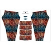 Sportovní legíny - LEATHER PATTERN vz. 10 - sada šití - M