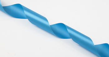 Saténová stuha 40mm azurová, pudrová