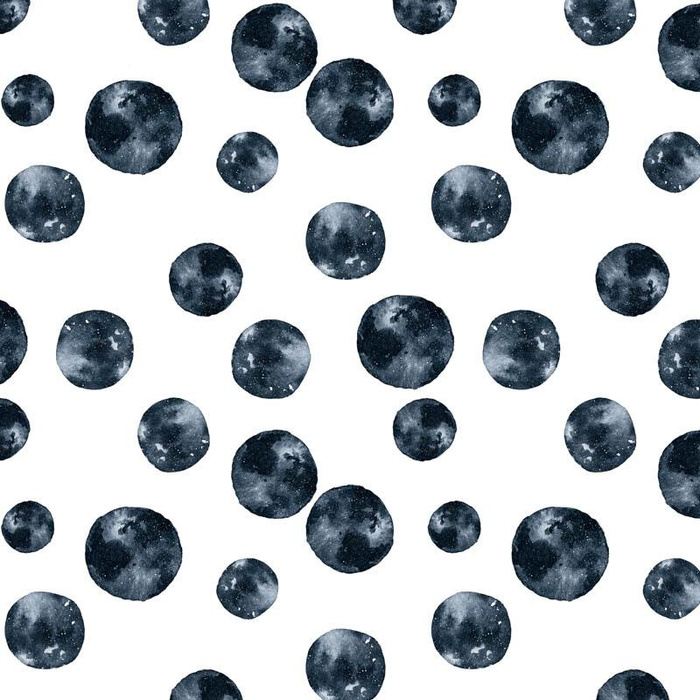 MINI PLANETS (GALACTIC ANIMALS) - Viscose jersey