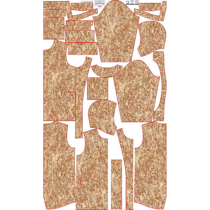 HERRENPARKA (TOM) - SCRIBBLE Ms. 5 - Nähset