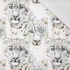 100CM SNOW LEOPARD VZ. 1 - single jersey 