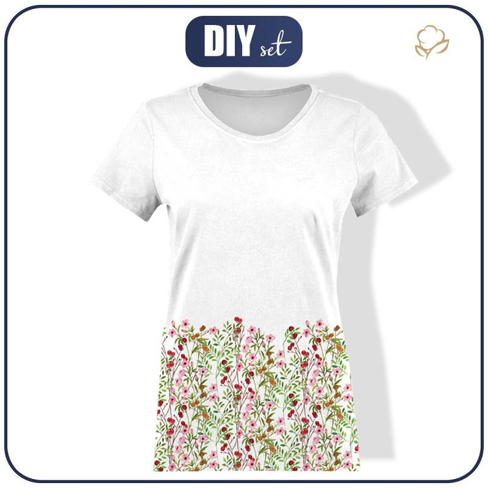 DAMEN T-SHIRT - WIESE M. 2 (AUF DER WIESE) - Single Jersey XL