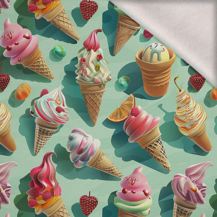 SWEETS WZ.7 - teplákovina počesaná s elastanem ITY