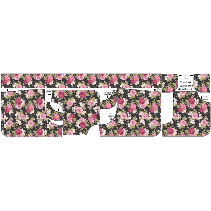 Women’s boardshorts - ROSE GARDEN / grey L