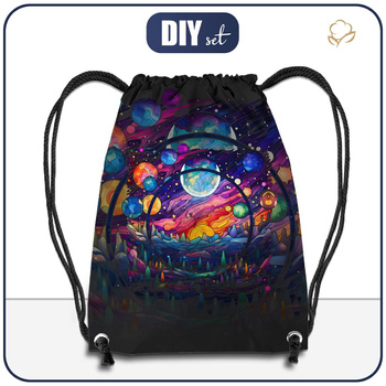 GYM BAG - NEON GALAXY PAT.14 - sewing set