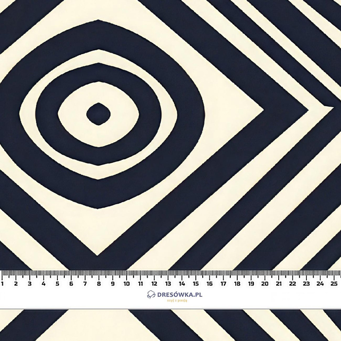 GEOMETRIC WZ. 4 - looped knit fabric