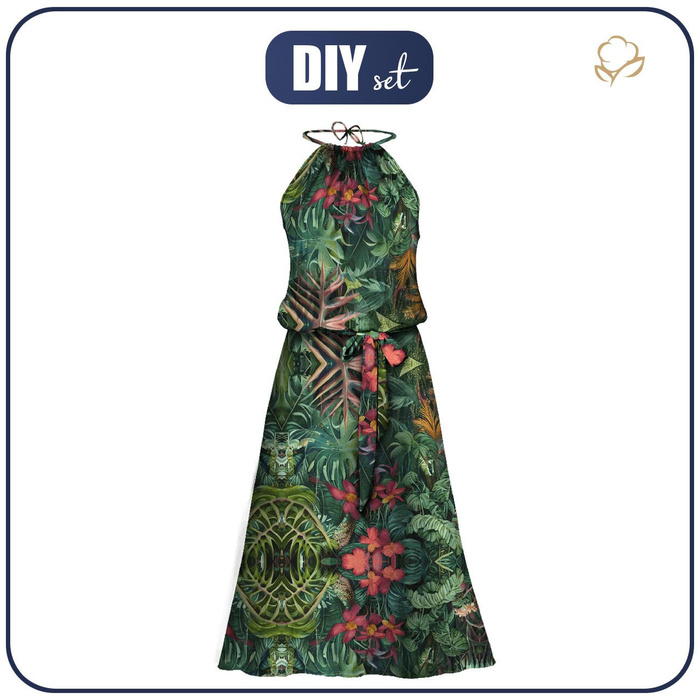SUKIENKA "DALIA" MAXI - WILD JUNGLE WZ. 1 - zestaw do uszycia S-M