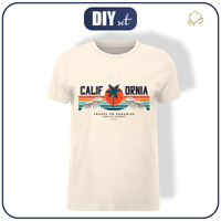 PÁNSKÉ TRIČKO - CALIFORNIA vz. 1 / béžový - single jersey