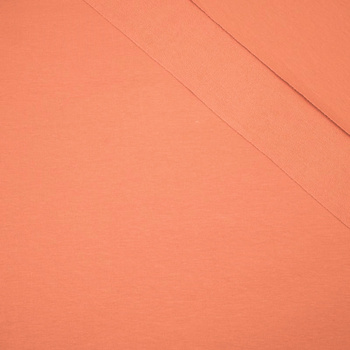 D-108 ORANGE - looped knitwear with elastan