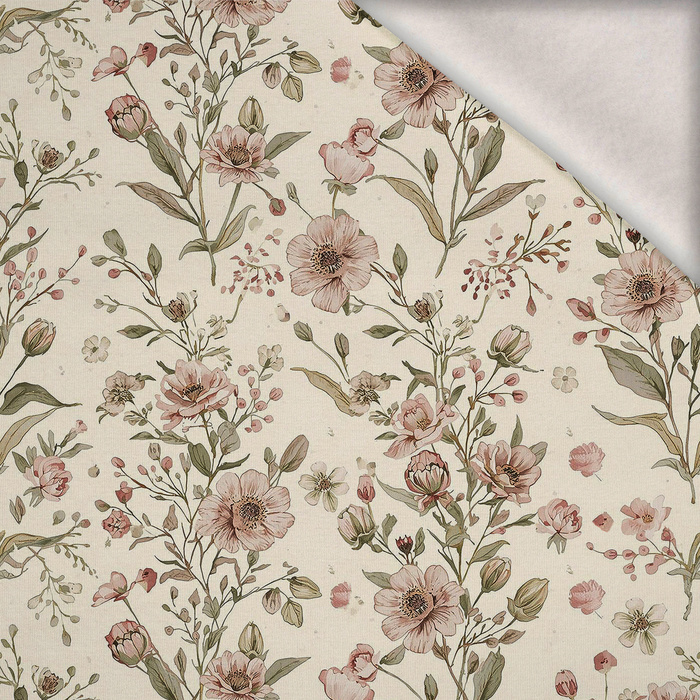 FLOWERS MEADOW WZ. 4 - brushed knitwear with elastane ITY