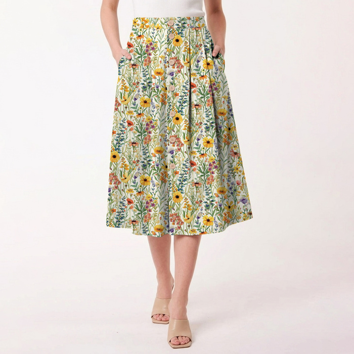 FLOWERS MEADOW WZ. 1 - Satyna