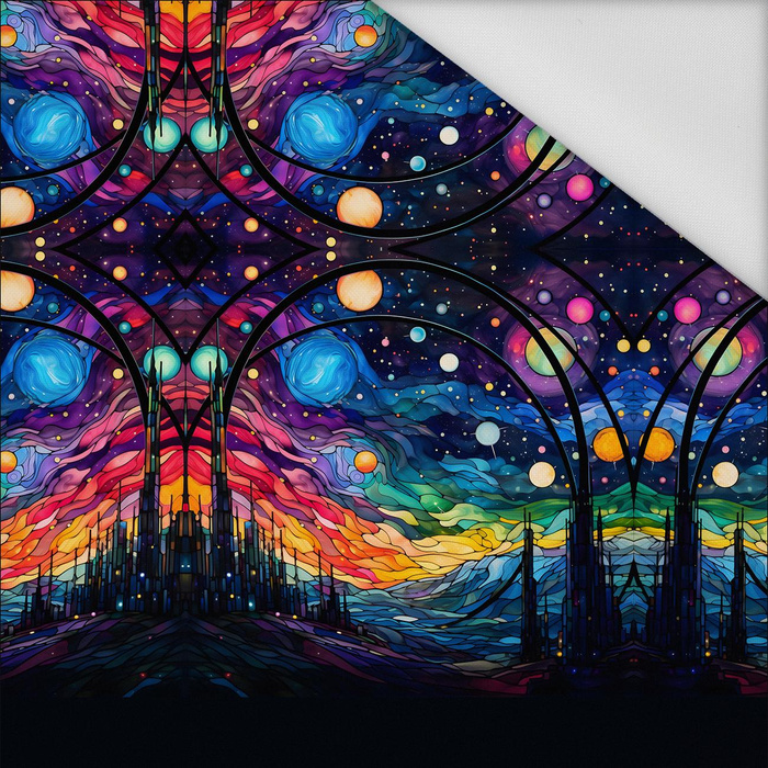 NEON GALAXY WZ.11 - panel (60cm x 50cm) Wasserabweisende Webware