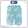KID`S SHORTS (RIO) - BLUE WATERCOLOR - sewing set