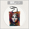 SHOPPER TASCHE - ABSTRACT GIRL M. 1 - Wasserabweisende Webware - Nähset