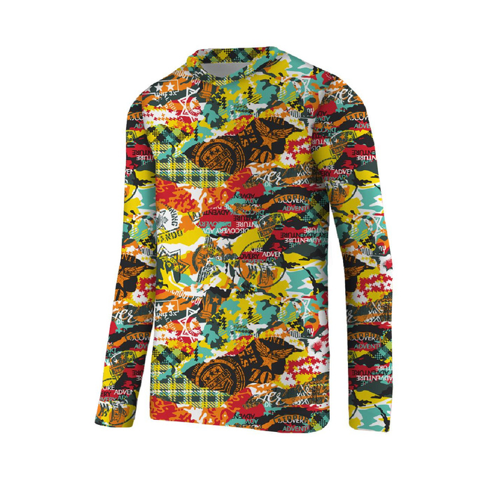 Thermo dětská halenka (BILLIE) - BAREVNÉ MORO - Sada šití