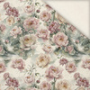FLOWERS PANDA FAMILY - Leinen 100%