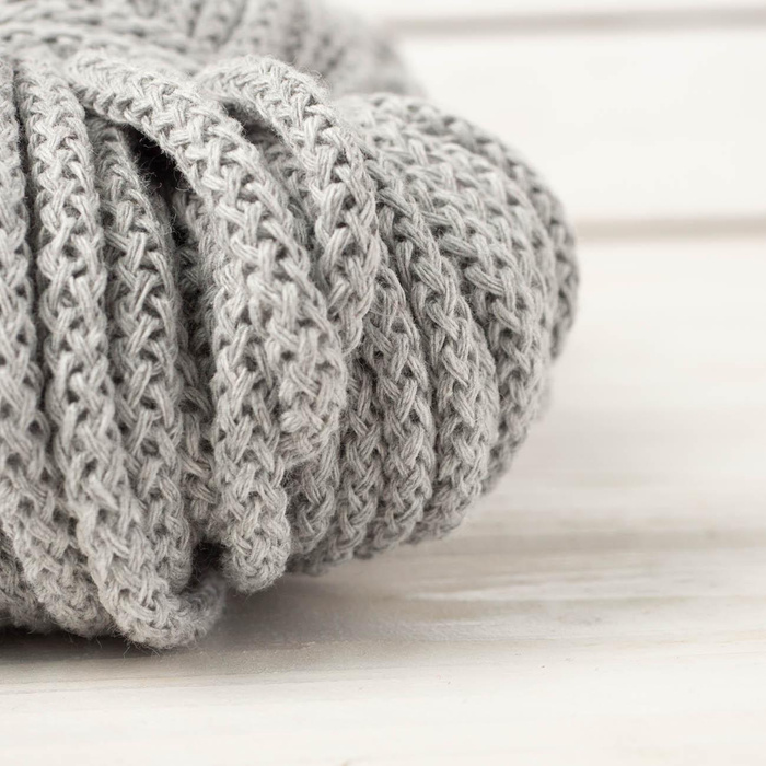 Strings cotton 5mm - LIGHT GREY