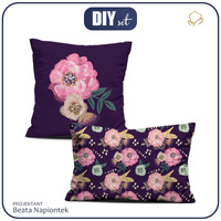 DEKO-KOPFKISSEN - BLUMEN UND GOLDENE FEDERN Ms. 2