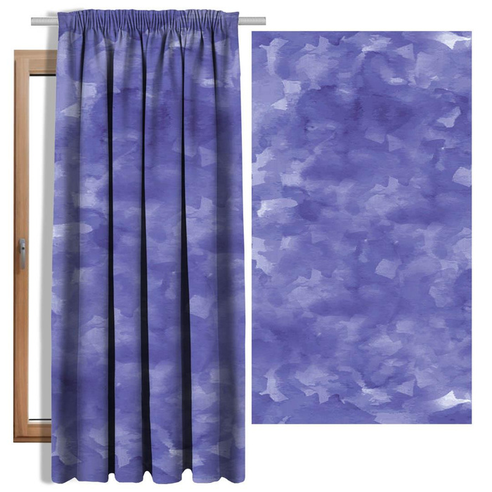 CAMOUFLAGE pat. 2 / Very Peri - single jersey with elastane 