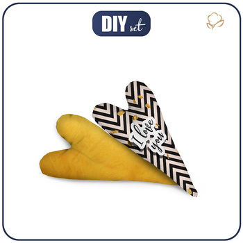 DEKO-HERZCHEN - I love you / ZICKZACK