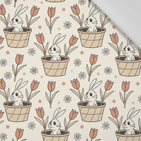 HAPPY BUNNY WZ. 3 - Cotton woven fabric