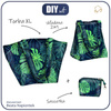 XL bag with in-bag pouch 2 in 1 - MONSTERA 2.0 / navy - sewing set