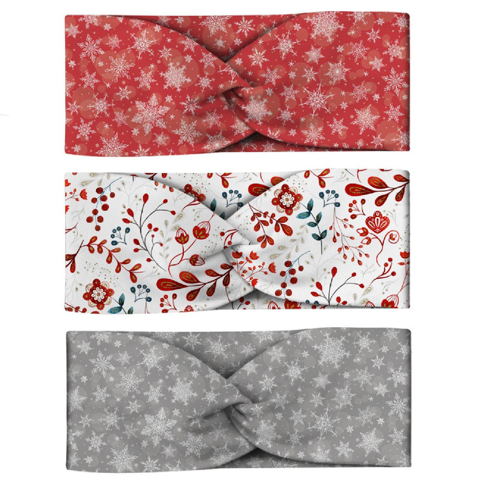 HAARBAND UND HAARGUMMI 3KPL - MODELL 6 - Nähset 1-3