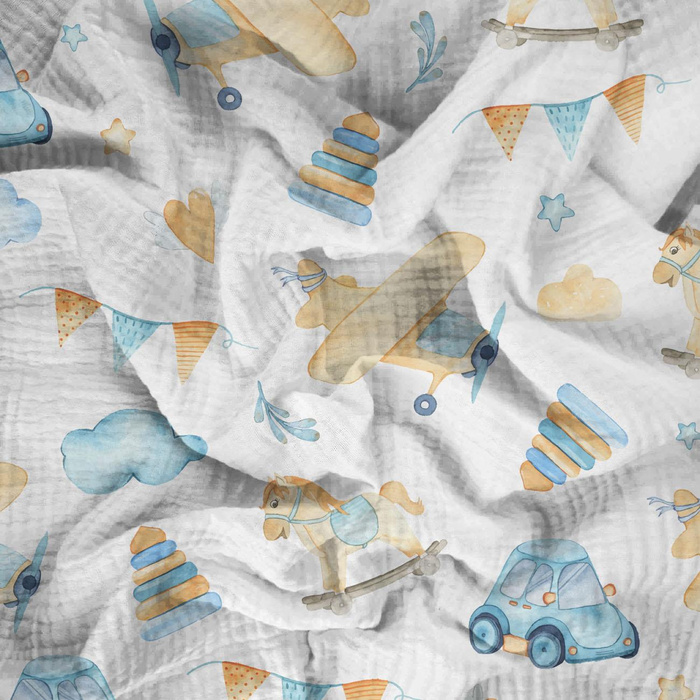 TOYS MIX (CHILDREN'S TOYS) - Cotton muslin