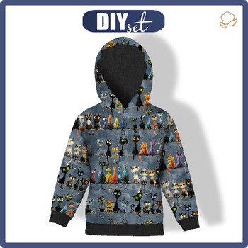 KID'S HOODIE (ALEX) - ANIMALS PAT.12 - sewing set