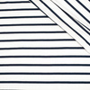 STRIPES DARK BLUE / WHITE 0,5cm x 2,0cm - Viscose jersey