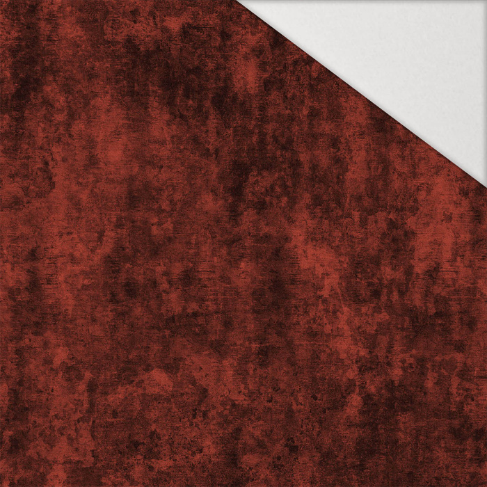 GRUNGE (MAROON) - Hydrophobic brushed knit