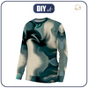 WOMEN'S SWEATSHIRT (HANA) BASIC - ABSTRACTION pat. 4 - looped knit fabric - XL