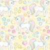 UNICORNS AND STARS (WONDERLAND) - single jersey with elastane