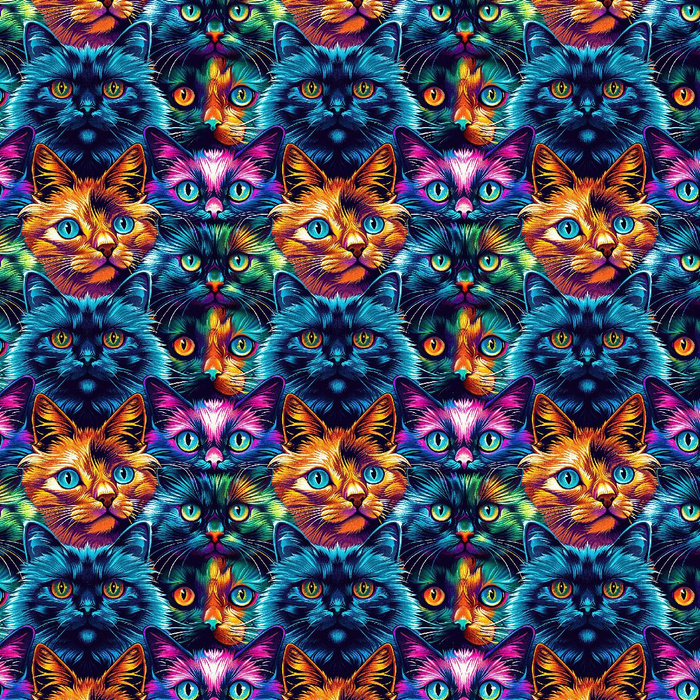 COLORFUL CATS  mini - softshell