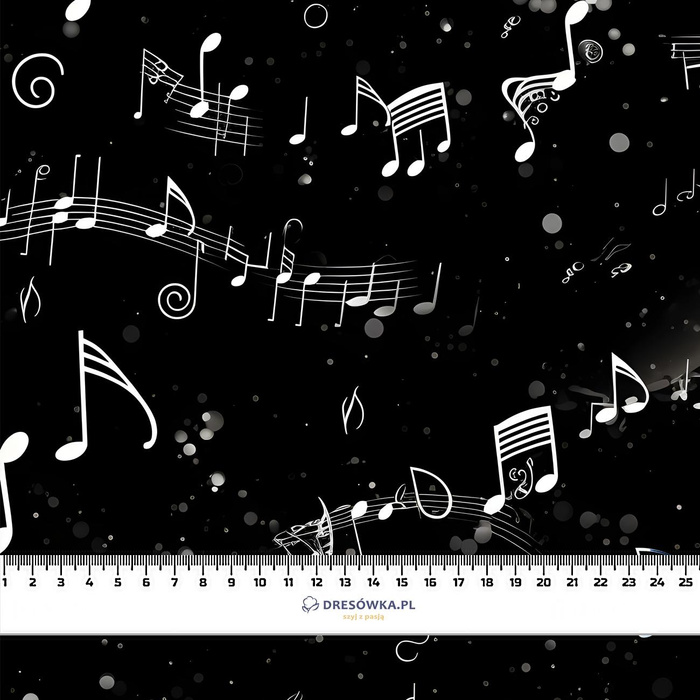 MUSIC NOTES WZ. 3 - tkanina wodoodporna