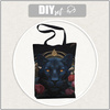SHOPPER TASCHE - GOTHIC PANTHER - Wasserabweisende Webware - Nähset