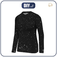 WOMEN'S THERMO BLOUSE (PATTY) - CONCRETE / black - sewing set XS