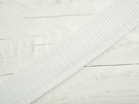 Webbing tape 25mm - white
