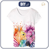 PAJAMAS-T-SHIRT - RAINBOW ZEBRAS - S