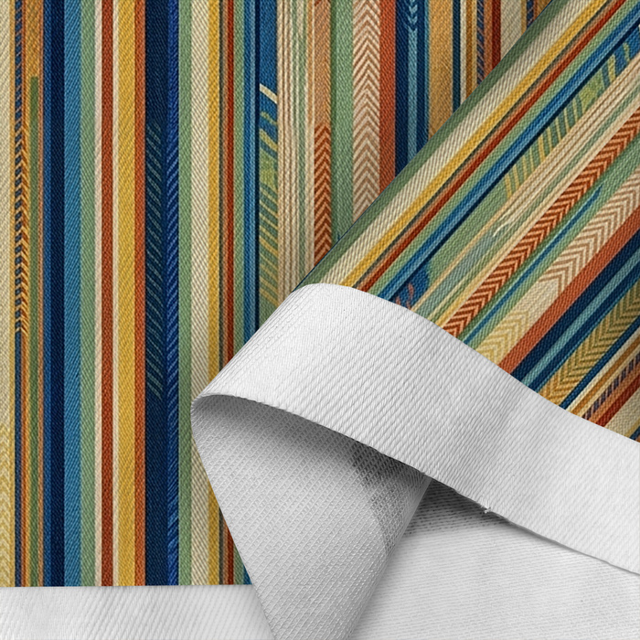RETRO GEOMETRIC WZ. 14 - Drelich bavlněný
