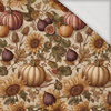 AUTUMN FLOWERS WZ. 28 - Jersey wiskozowy