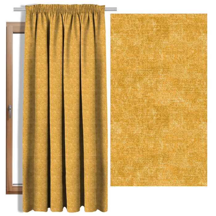 ACID WASH / MUSTARD - Waterproof woven fabric