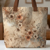 PASTEL FLOWERS WZ. 25 - Slub Weave