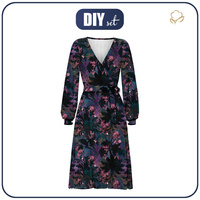 UMSCHLAG ELEGANTES MIDI KLEID (BIANCA) - FLORAL m. 7 - Nähset M