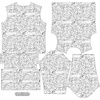 MĘSKA BLUZA - NARZĘDZIA ( szare ) / biały - elastyczna dresówka drapana XL