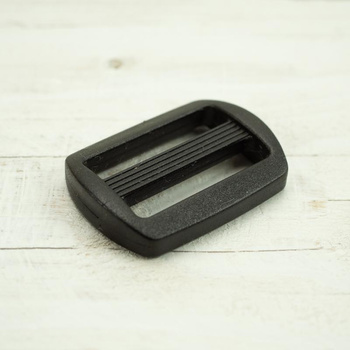 Plastic adjusting buckle B 20 mm - black