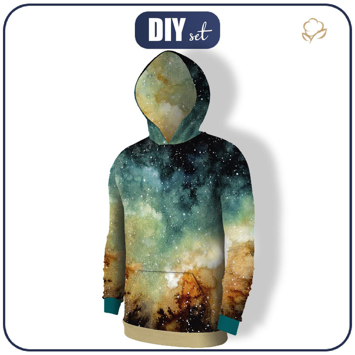 HERREN HOODIE (COLORADO) - GALAKTISCHE REISE - Nähset XL