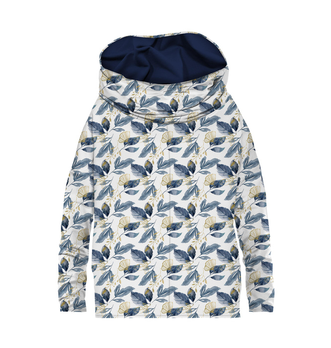 SNOOD SWEATSHIRT (FURIA) - RETRO FLOWERS PAT. 4 - sewing set