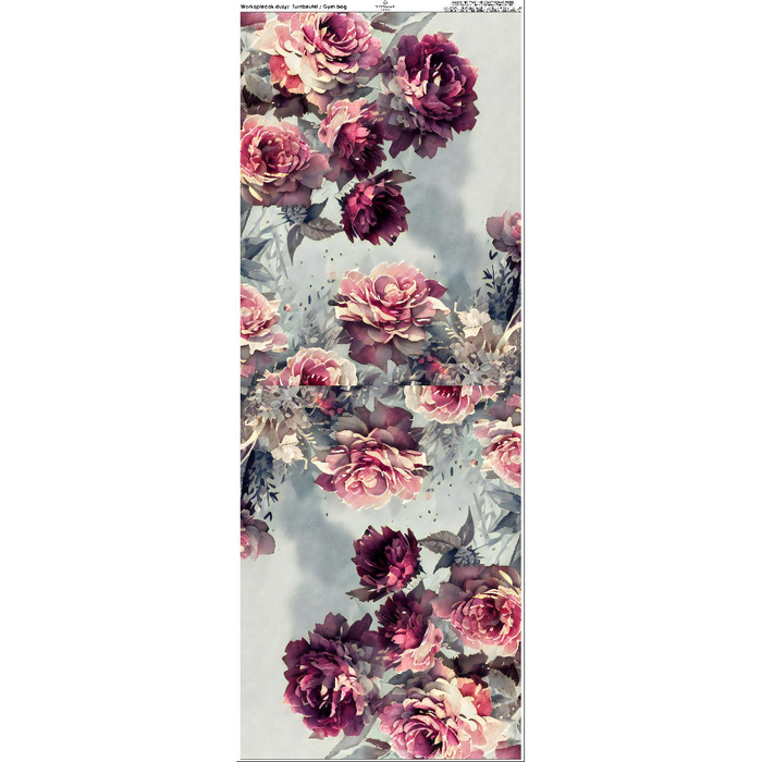 GYM BAG - VINTAGE FLOWERS Pat. 12 - big